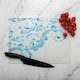 image 2 of Swirls Glass Chopping Board | Multi