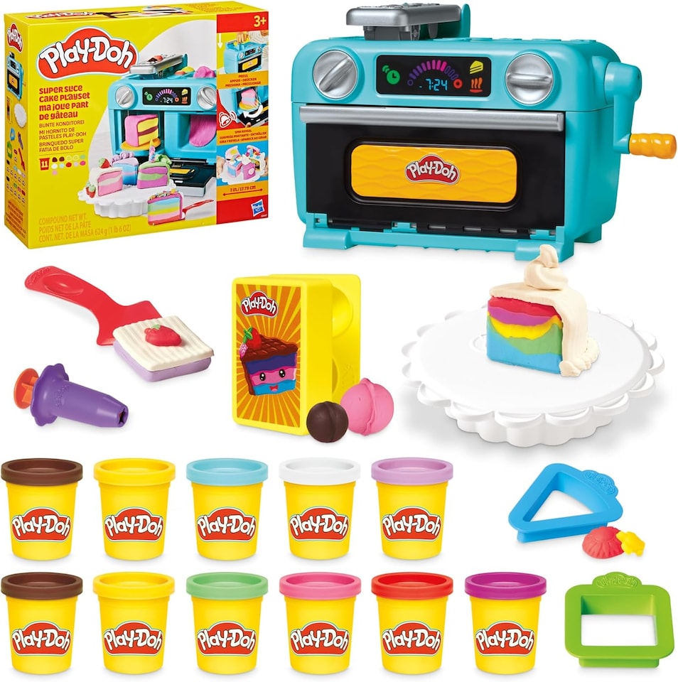 image 1 of Play Doh Super Slice Cake Playset