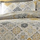 image 1 of Morocco Print Duvet Cover Set - King - Yellow Multi | King