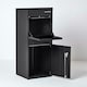 image 4 of SMART PARCEL BOX® Large Front & Rear Access Black Black