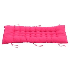 Living and Home Thick Chaise Lounge Chair Cushion,Rose Red-110cm | Red