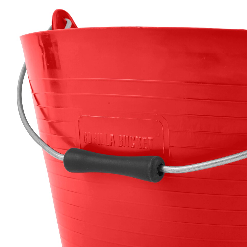 image 1 of Red Gorilla - Gorilla Bucket - Flexible Multi-Use 22L Bucket | Red