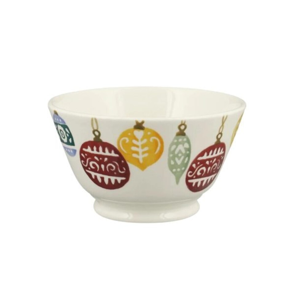image 1 of Dip Bowl: 12.5cm Emma Bridgewater Baubles Small Old Bowl White
