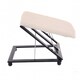 image 4 of Adjustable Folding Cushion Padded Footstool Foot Rest