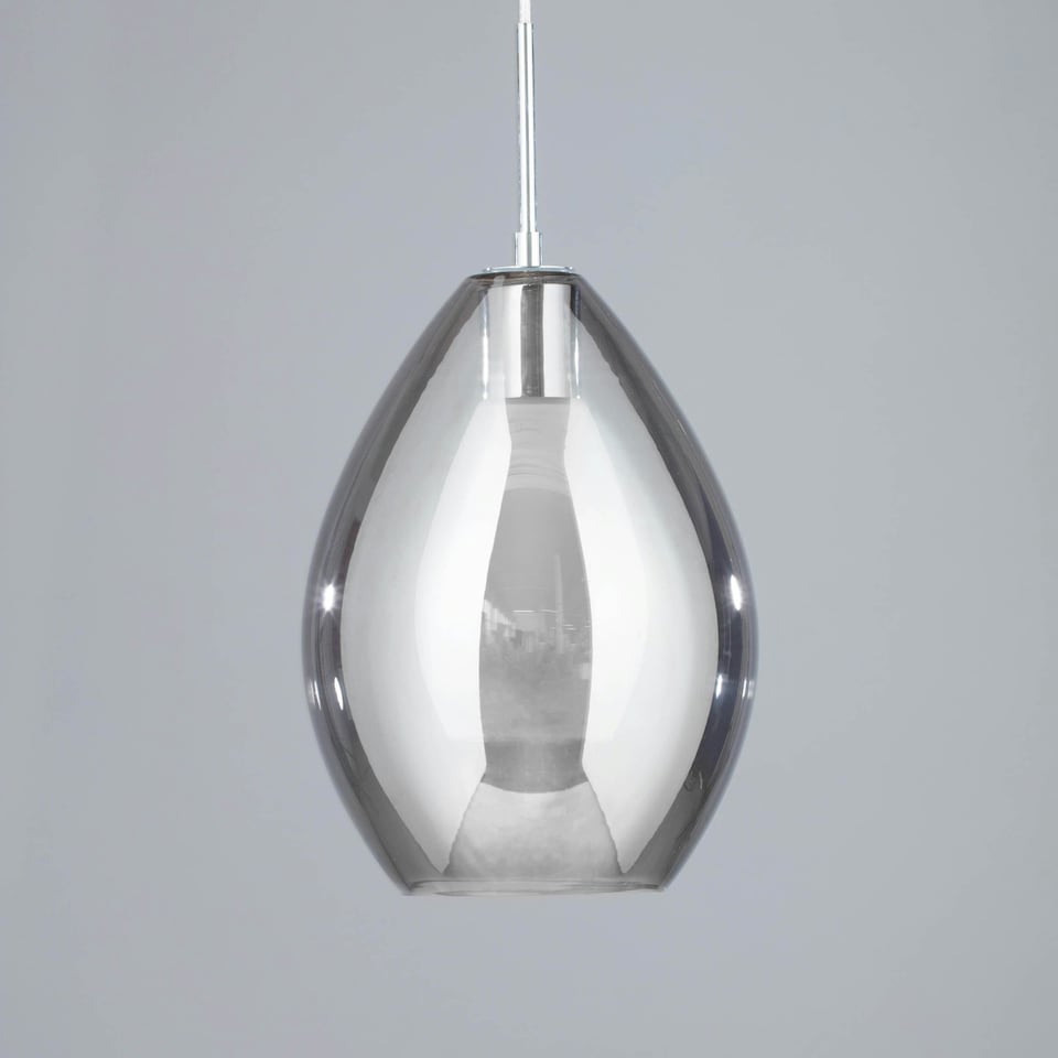 image 1 of BHS Carmella Ceiling Pendant | Silver | Smoke | 1