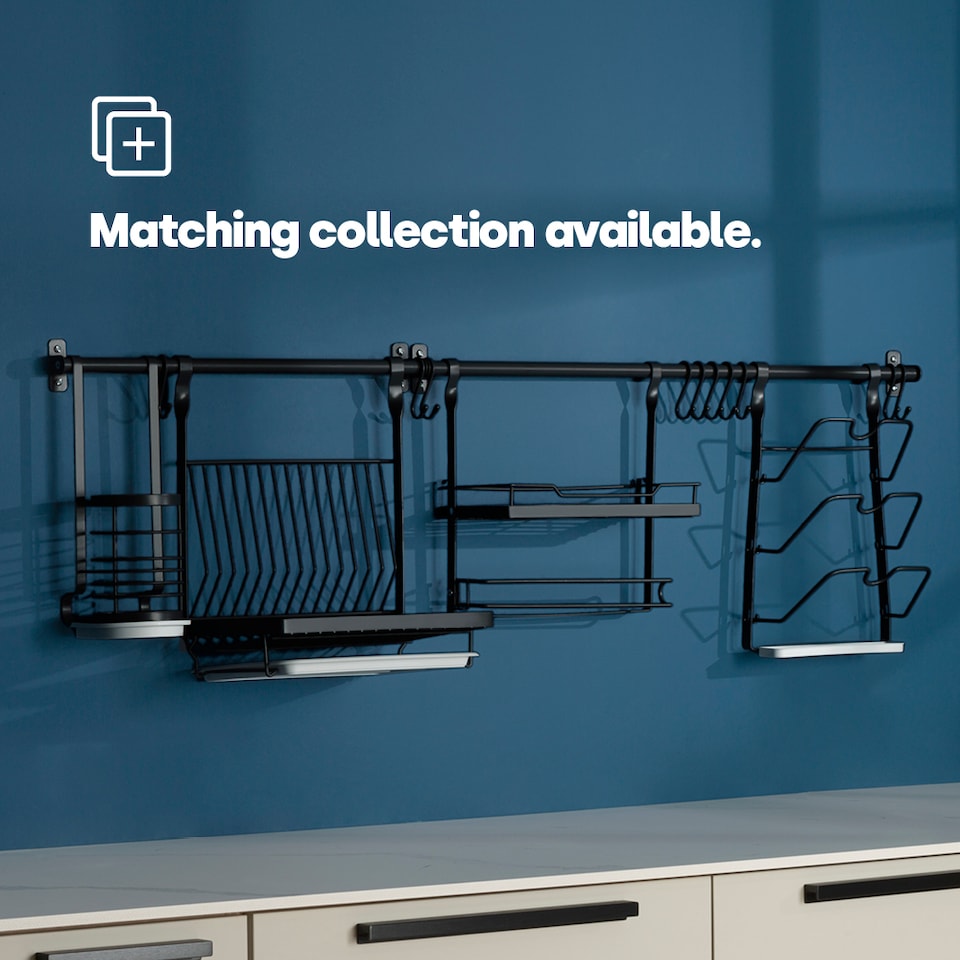 image 1 of Hanging Utensil Holder Black