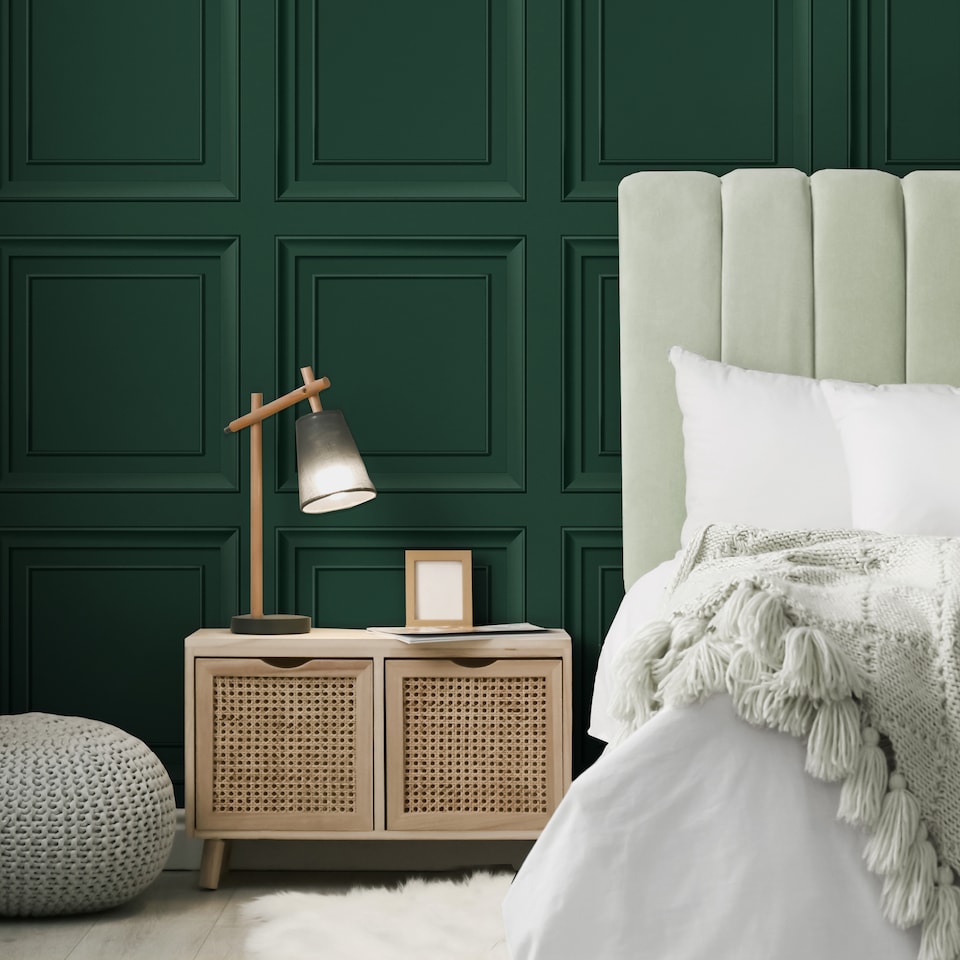 image 1 of Fine Decor FD43469 Distinctive Square Panel, Emerald