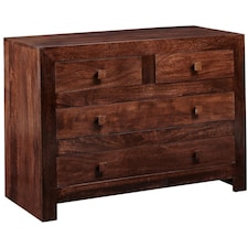 Mary Mango Wood Dressing Chest 4 Drawers