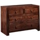 image 1 of Mary Mango Wood Dressing Chest 4 Drawers