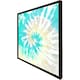 image 2 of Tie dye pattern shibori print (Picture Frame) Black | XL