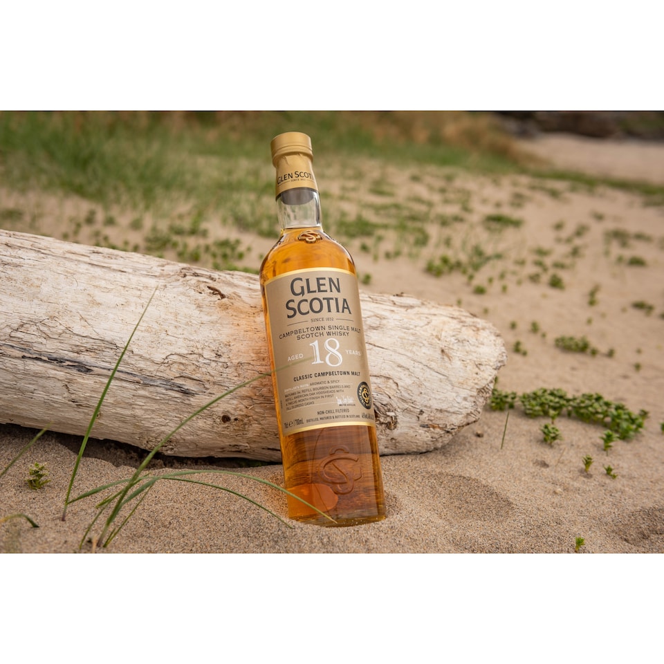 image 1 of Glen Scotia - Campbeltown Single Malt Scotch 18 year old Whisky