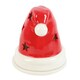 image 3 of Something Different Santa Hat Tealight And Incense Cone Holder - Red/White - One Size