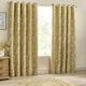 image 5 of Wylder Floral Jacquard Gold Eyelet Curtains 229 x 137cm