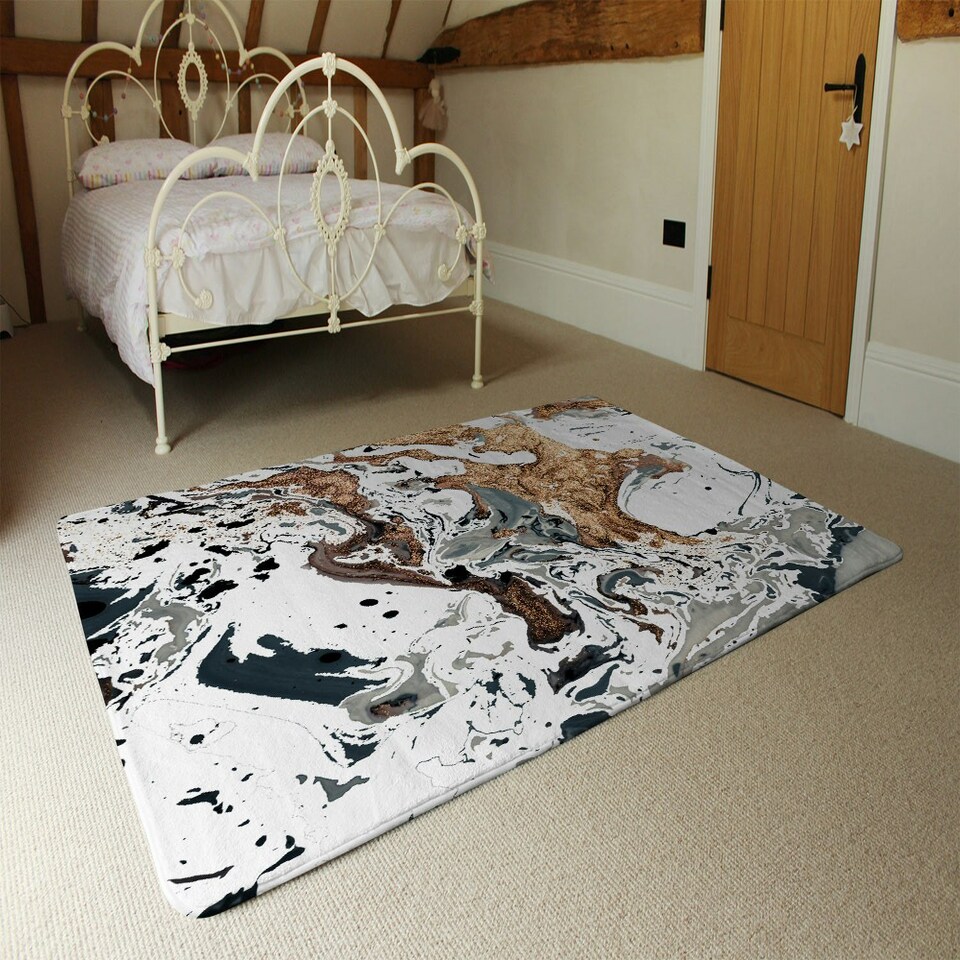 image 1 of Bronze Marble (Rug) Multi | Medium: 80x150cm