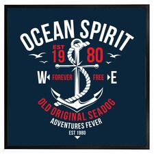 Ocean spirit (Picutre Frame) Black | XS