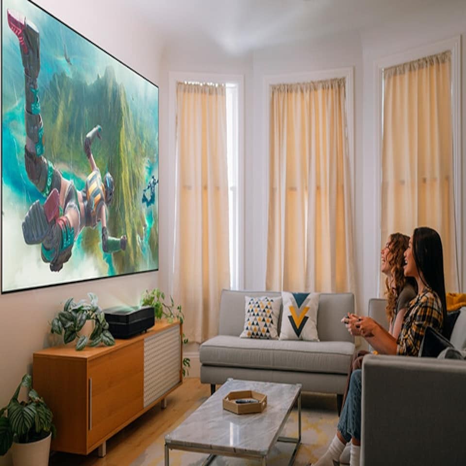 image 1 of Philips Screeneo U5 Projector Black, 150", 4K, Android TV, ChromeCast, Wireless, Integrated speakers