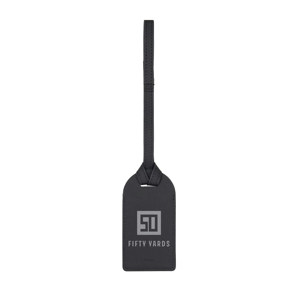 image 1 of Vinga Baltimore Recycled Polyester Luggage Tag - Black - One Size | Black