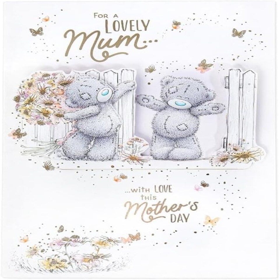 image 1 of Bears At Gate Handmade Mother's Day Card