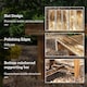 image 5 of Outsunny 1.1M Outdoor Garden Bench Patio Loveseat Fir Wood 2 Person