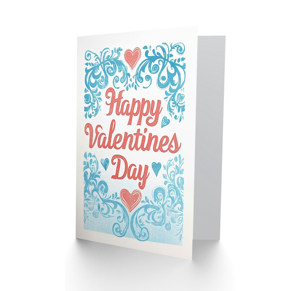 image 1 of Ornamental Design Anniversary Valentines Her Wife Card