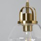 image 5 of BHS Saskia Bubble Glass Diner Pendant Bar, Satin Brass