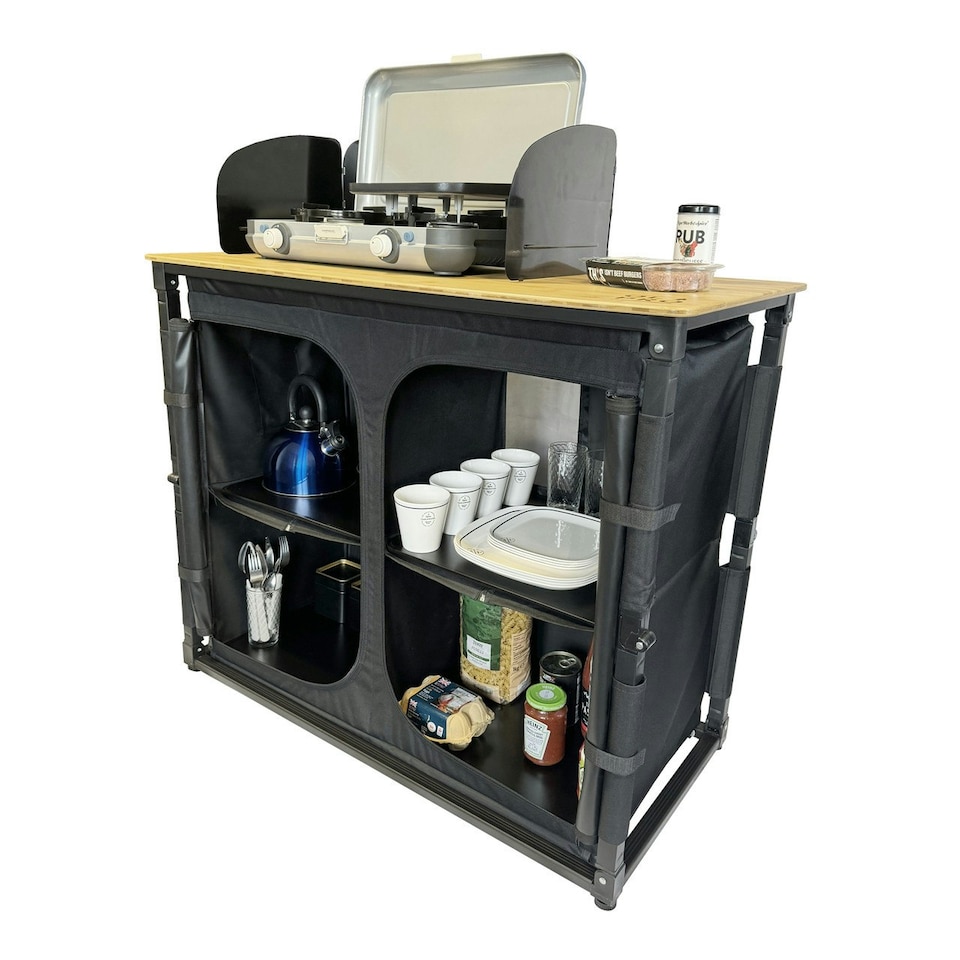 image 1 of Deluxe Camp Kitchen With Double Cupboard