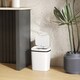 image 8 of HOMCOM 15L Sensor Bin, Automatic Touchless Kitchen Bin with Dual-Mode Opening, Easy Clean, Battery Operated for Home Office, Bedroom, Bathroom, White | White | White