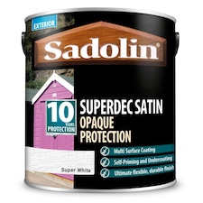 Sadolin Superdec Satin 2.5L Super White
