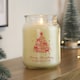image 2 of Personalised Pink Christmas Tree Large Candle Jar