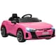 image 1 of HOMCOM Audi RS e-tron GT Licensed 12V Kids Electric Ride on W/ Remote, Pink