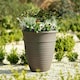 image 2 of Primrose Garden Tall Round Flower Plant Pot Planter Grey 49 x 44 x 44 cm