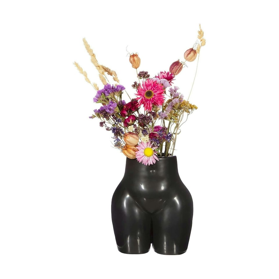 image 1 of Sass & Belle Small Vase Body Black