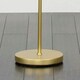image 1 of ValueLights Charlie Gold Floor Lamp Beige Taper Shade 