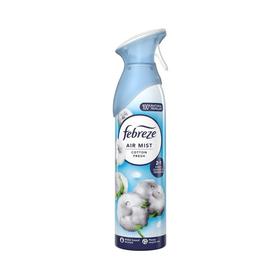 Febreze Cotton Fresh Air Freshener Spray 185ml x 8