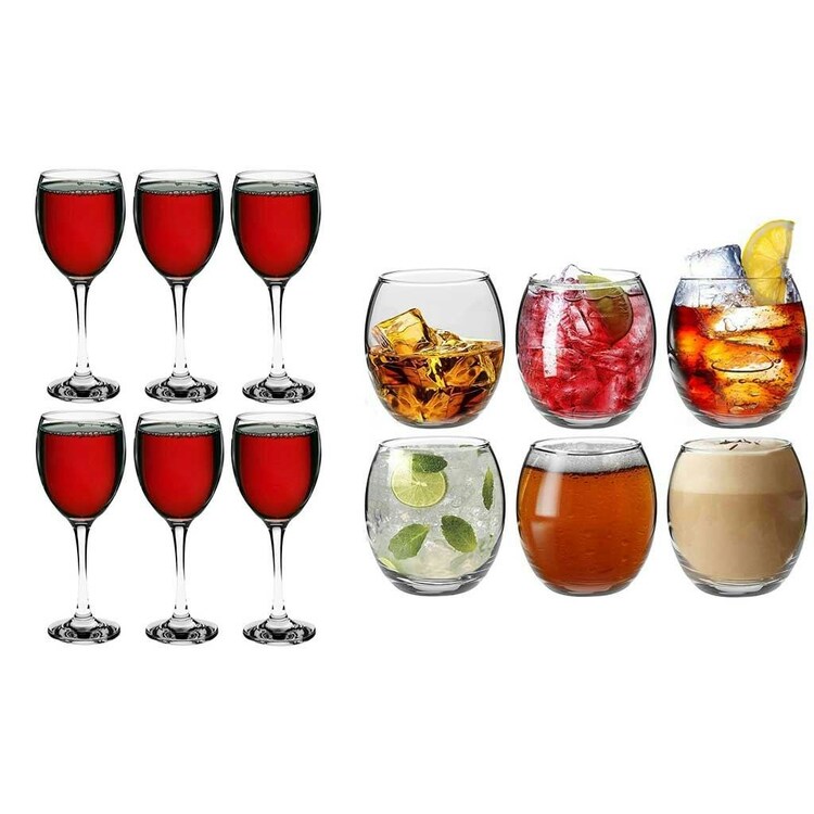 Argon Tableware 12 Piece Classic Glassware Set