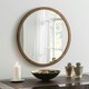 image 2 of Classic Round Contemporary Mirror Bronze Bronze | 50x50x2cm
