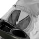 image 7 of KCT Hooded Foldable Pet Dog Cat Stroller with Waterproof Rain Cover - Grey - 4 Wheel Travel Carriage with Safety Leash, Canopy, Cup Holder, Storage Tray | Grey | 1