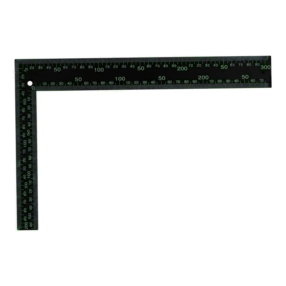 image 1 of 12"x8" Rafter Square Steel Roofing Framing Metric Imperial Rule Pitch Carpenter