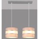 image 2 of Helen Straight Bar Pendant Ceiling Light Grey, Silver 45cm