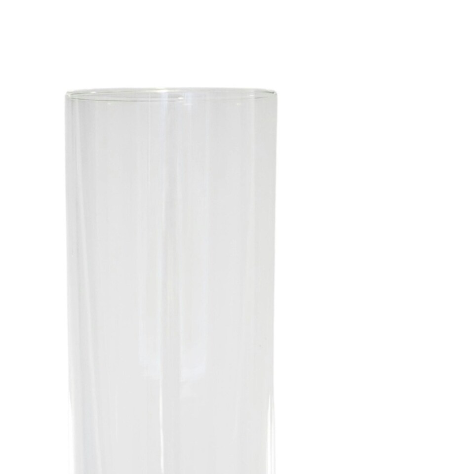 image 1 of Glass Lantern With Sand Clear
