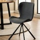 image 5 of Batilda Swivel Dining chairs in Grey Fabic Set of 2