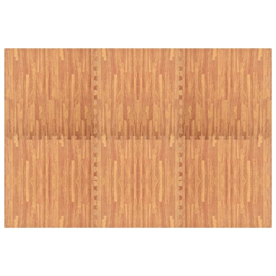 Floor Mats 6 pcs Wood Grain 2.16 „é° EVA Foam Tesco Groceries