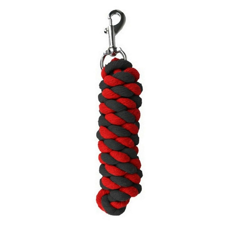 image 1 of HYCONIC Horse Lead Rope - Black/Red - One Size