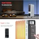 image 3 of PureMate 2500W Oil Filled Radiator, 11-Fin Portable Heater with Digital Thermostat, 24h Timer, ECO Mode & Touch Control