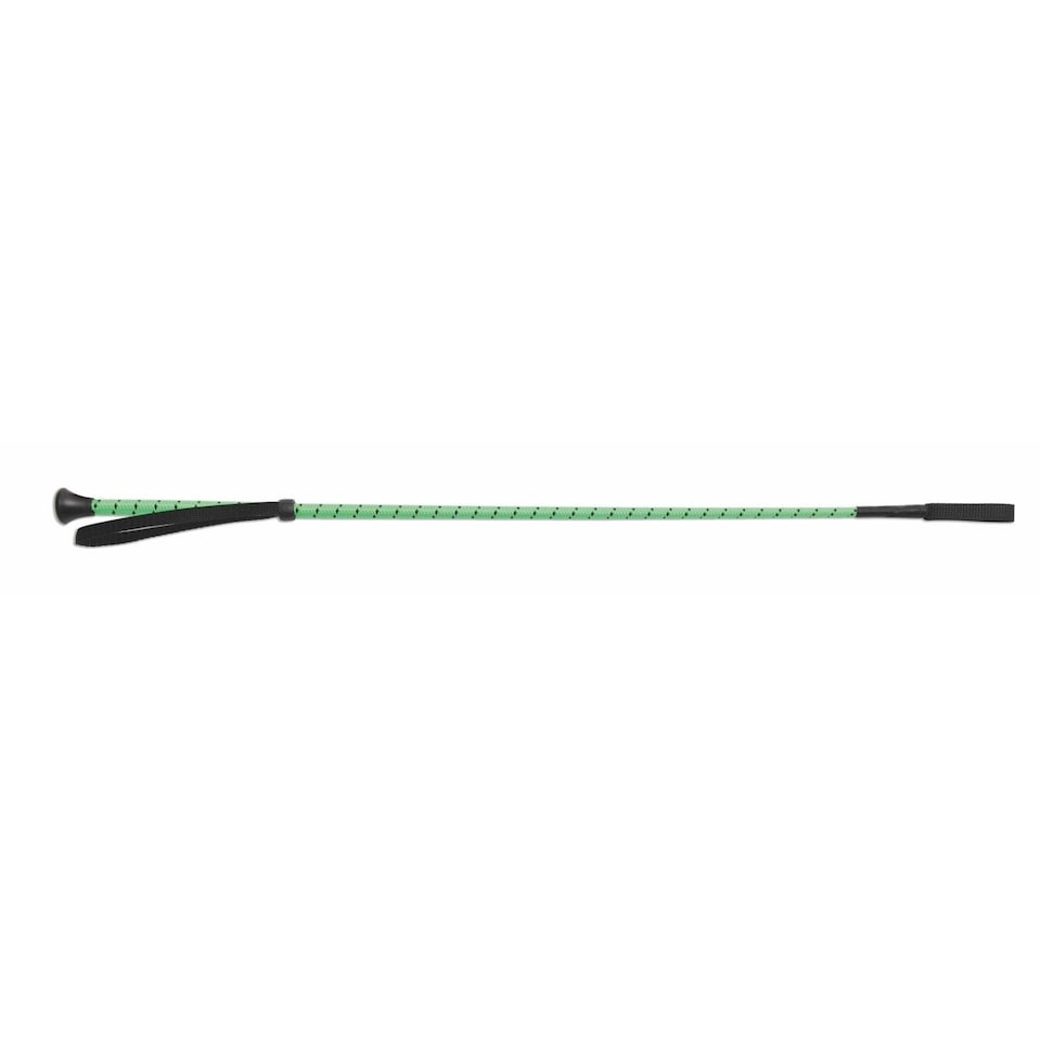 image 1 of Shires Thread Stem Horse Riding Whip - Green - 26in