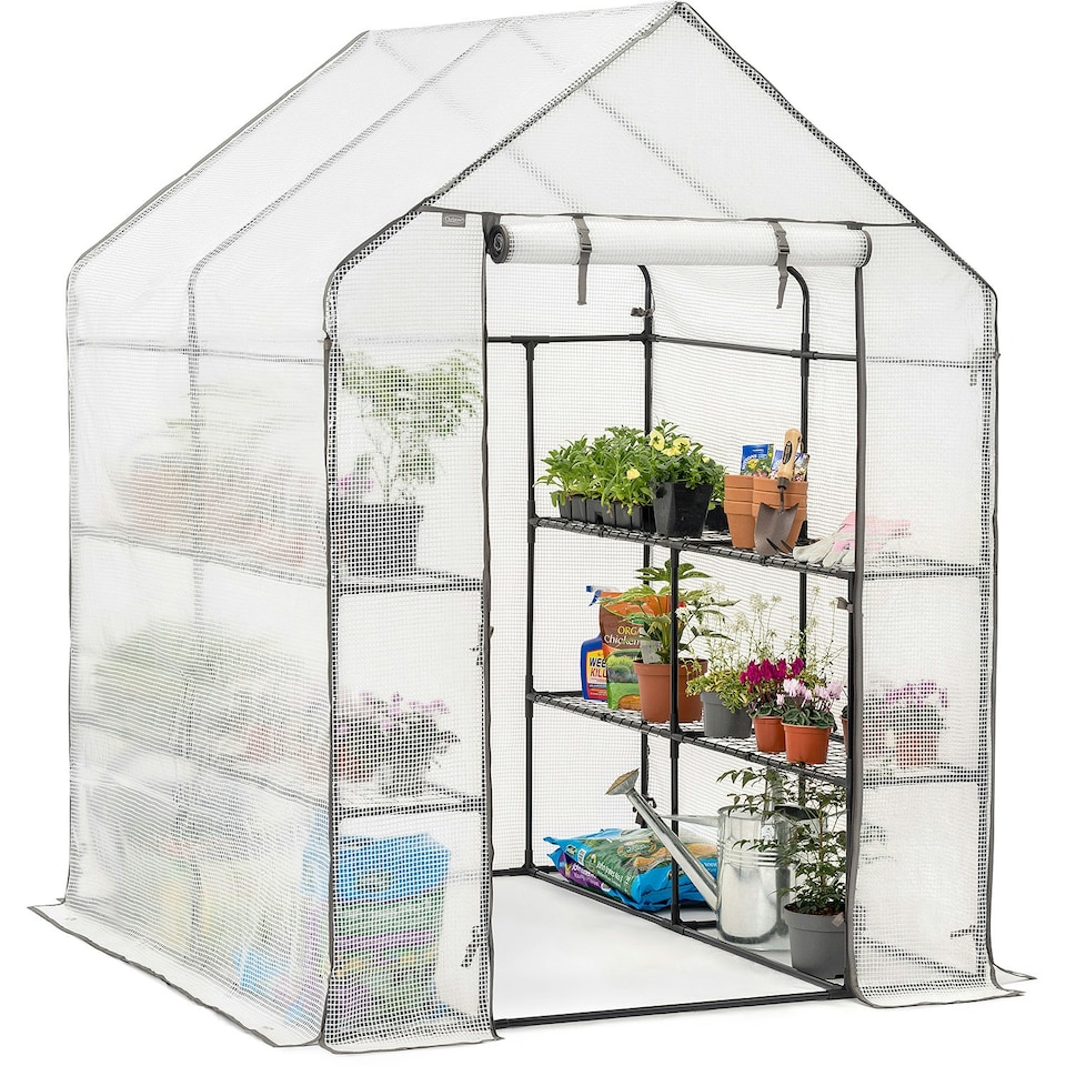 image 1 of Extra Large Walk In Greenhouse (8 Shelves)