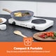 image 7 of GEEPAS 2000W Double Hot Plate, White