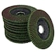 image 1 of 10 x Flap Discs 40 Grit Angle Grinder 4.5" (115mm) Flat Sanding Grinding AU025