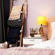 image 3 of ValueLights Aspen Small Yellow Floor Lamp Shade