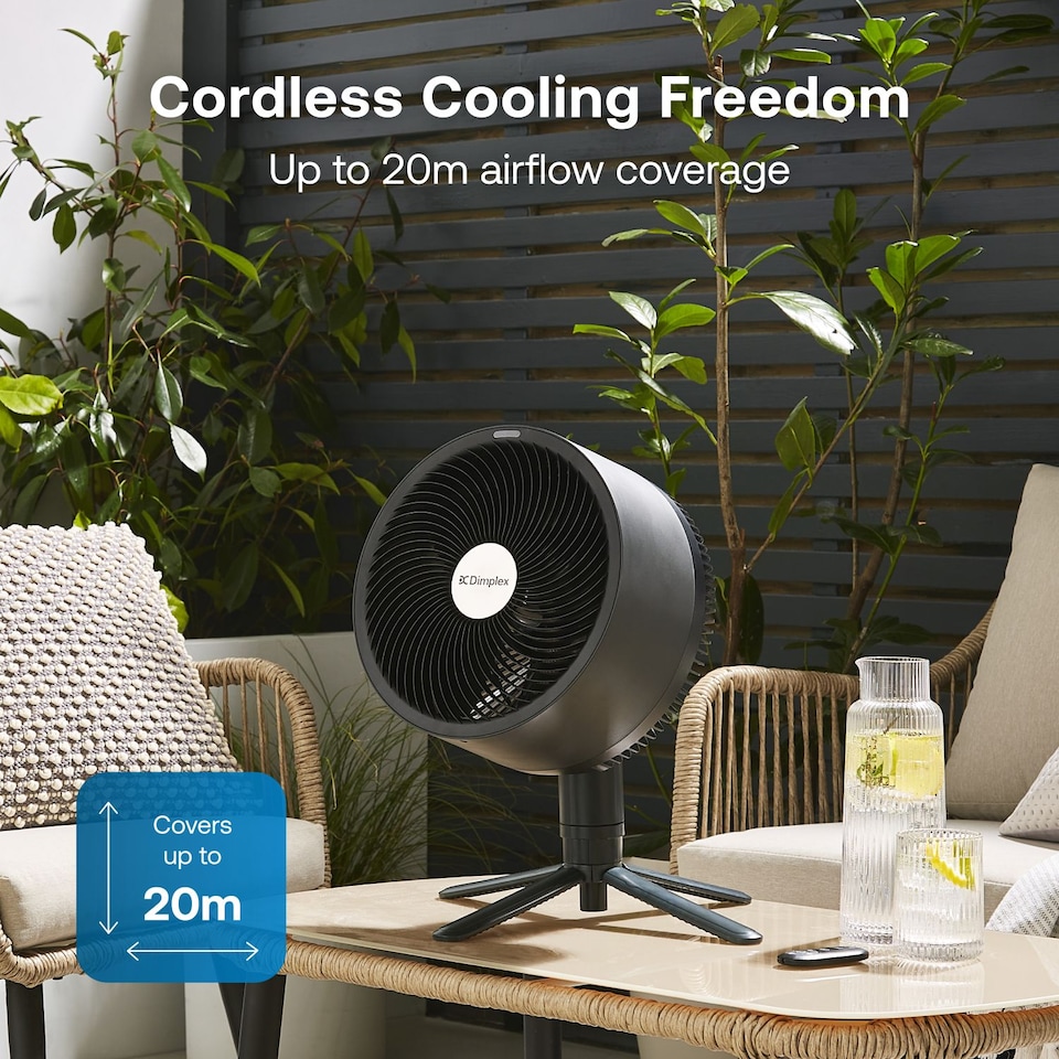 image 1 of Dimplex DuoCool Cordless Smart 2-in-1 Fan